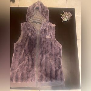 The North Face Asphalt Gray vest.